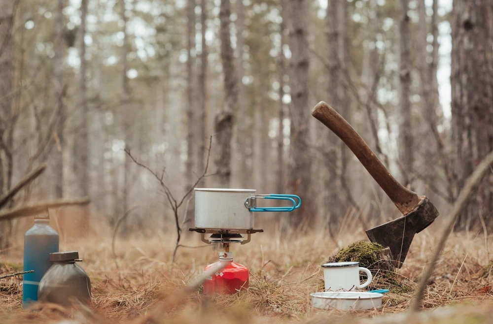 backpacking gear and supplies make backpackers ready for a zombie apocalypse