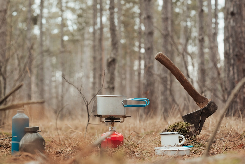 backpacking gear and supplies make backpackers ready for a zombie apocalypse